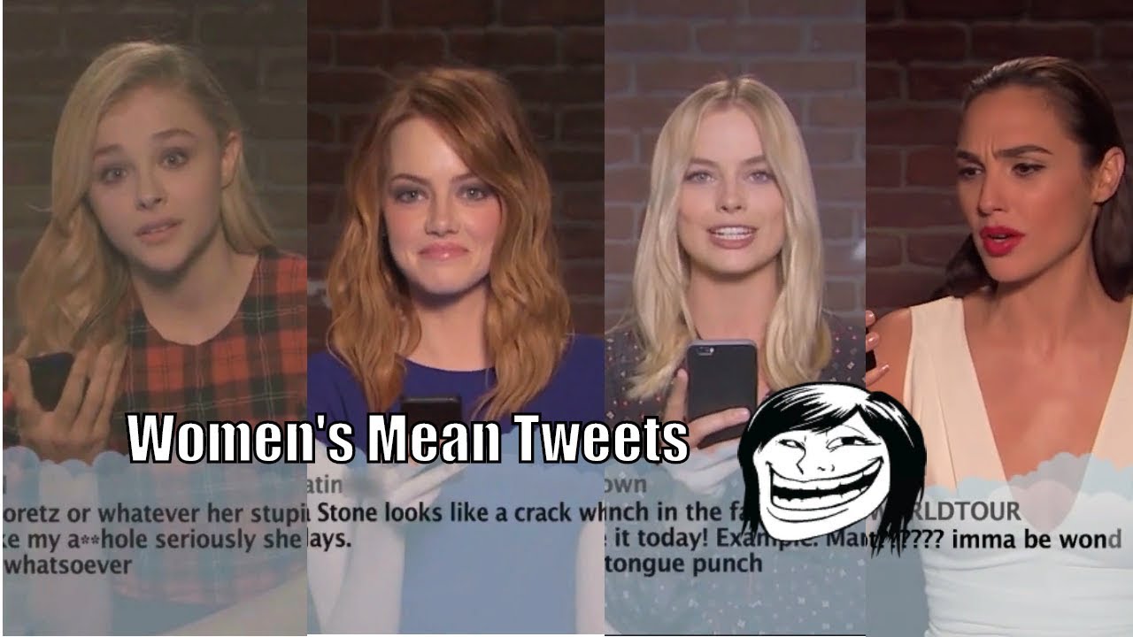 She is serious. Celebrities read mean Tweets.